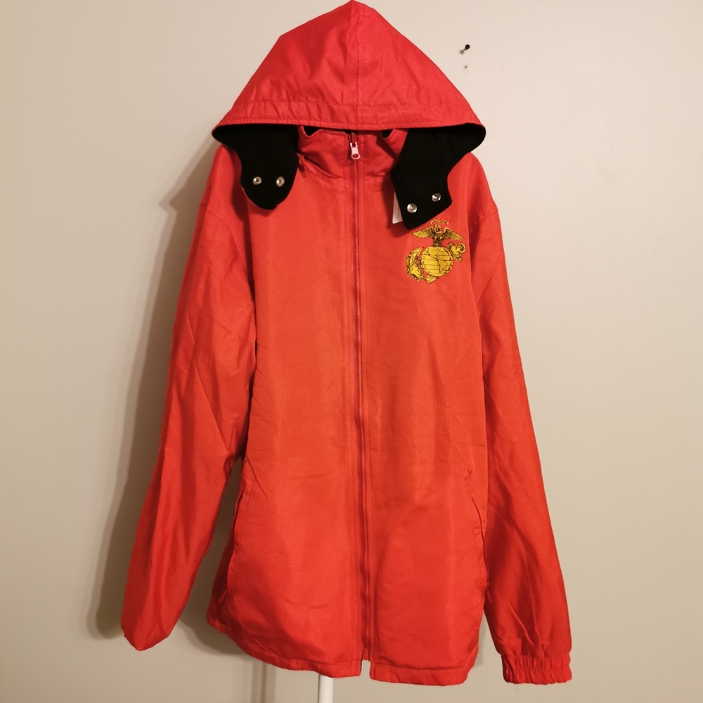 Official US Marines Fleece Lined Jacket sz large